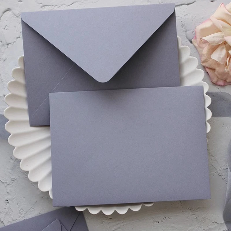 5PCS/Lot Simple Blank Paper Envelopes Wedding Invitation Business Envelope Gift DIY Decorative Supplies Envelope