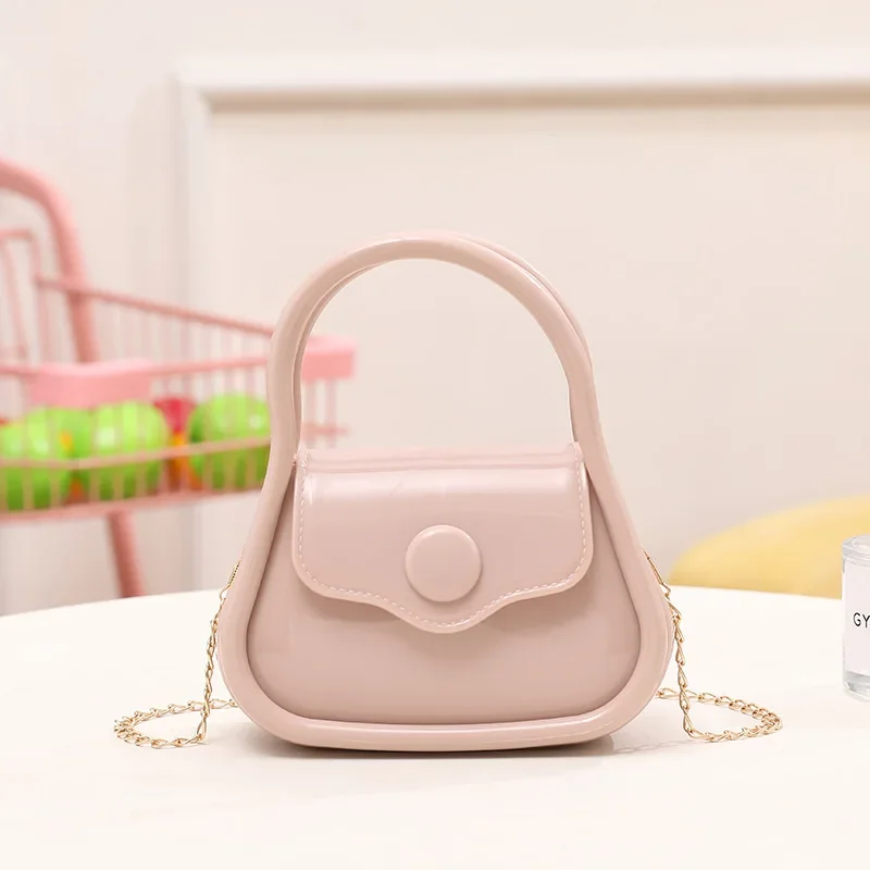 Women Casual PVC Shoulder Bag Fashion Female Mini Chain Crossbody Bag Daily Ladies Small Beach Messenger Bags Purses Tote Bags