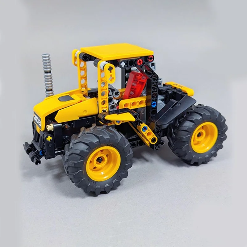 218 Parts MOC Yellow 42199 Fastlake tractor Model Modular DIY Building Blocks Kids Assembly Display Toys Festival Surprise Gift