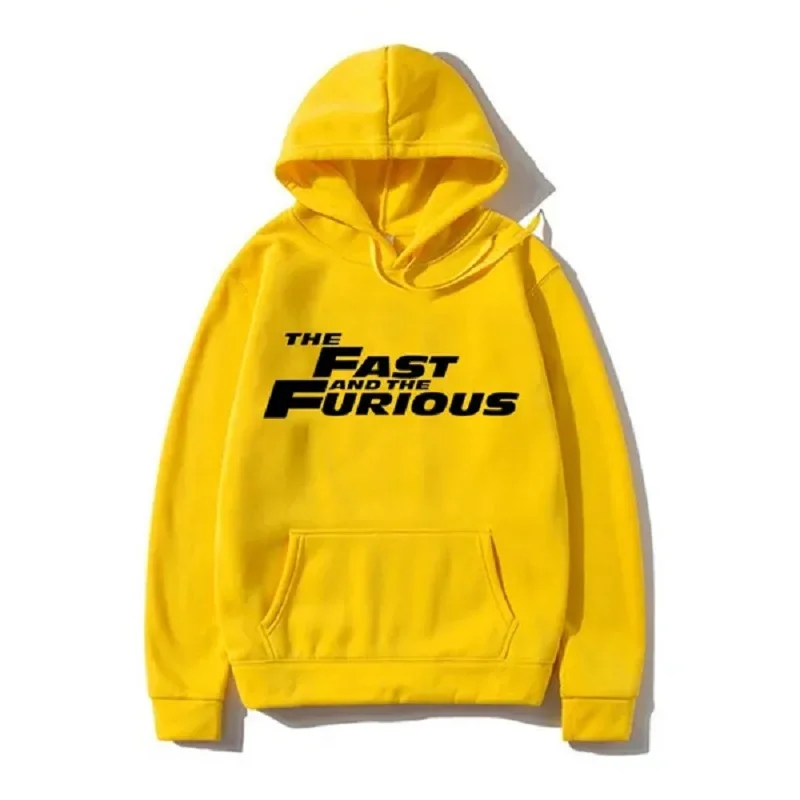 New Fast and Furious Printed Hoodies Men Woman Fashion Casual Y2K Hoodie Hooded Sweatshirts Pullovers Unisex Tracksuits Clothing