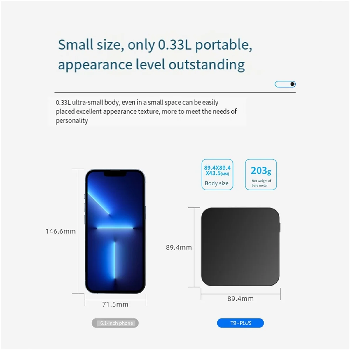 T9 Plus Mini PC Intel Alder Lake N100 DDR5 No SSD 16 GB Doppie porte Gigabit Ethernet Spina UE quad-core quad-filettatura