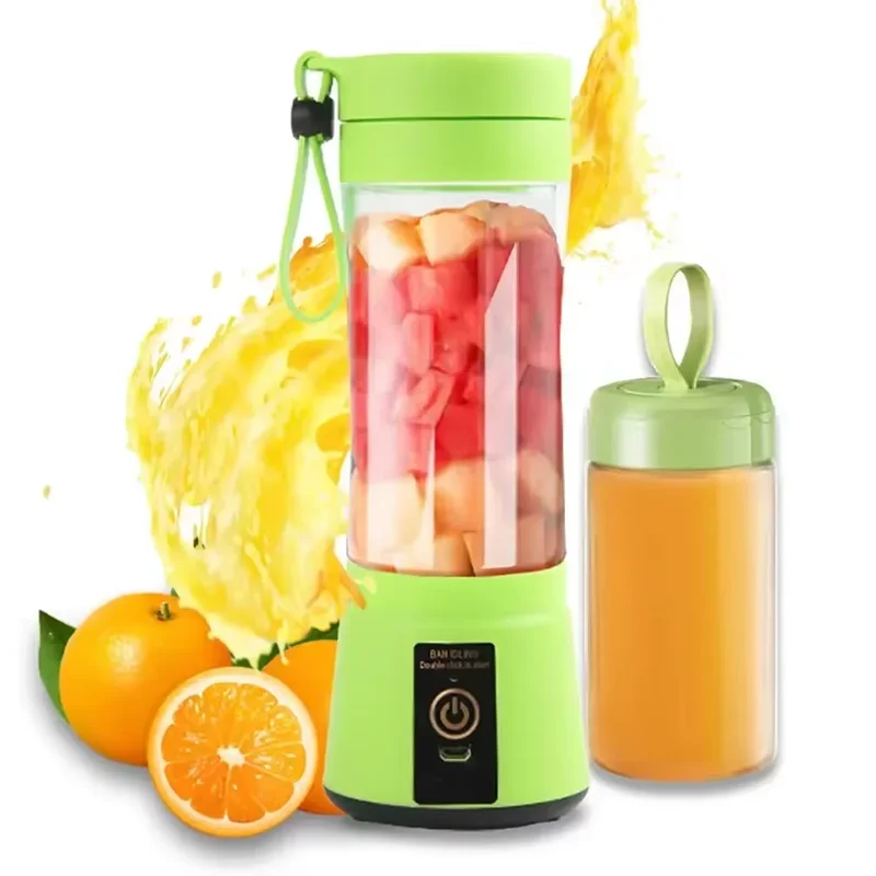 NEW Portable Blender for Shakes and Smoothies Rechargeable USB 380ML Traveling Fruit Juicer Cup Hand Fruit Blender Juicing Cup