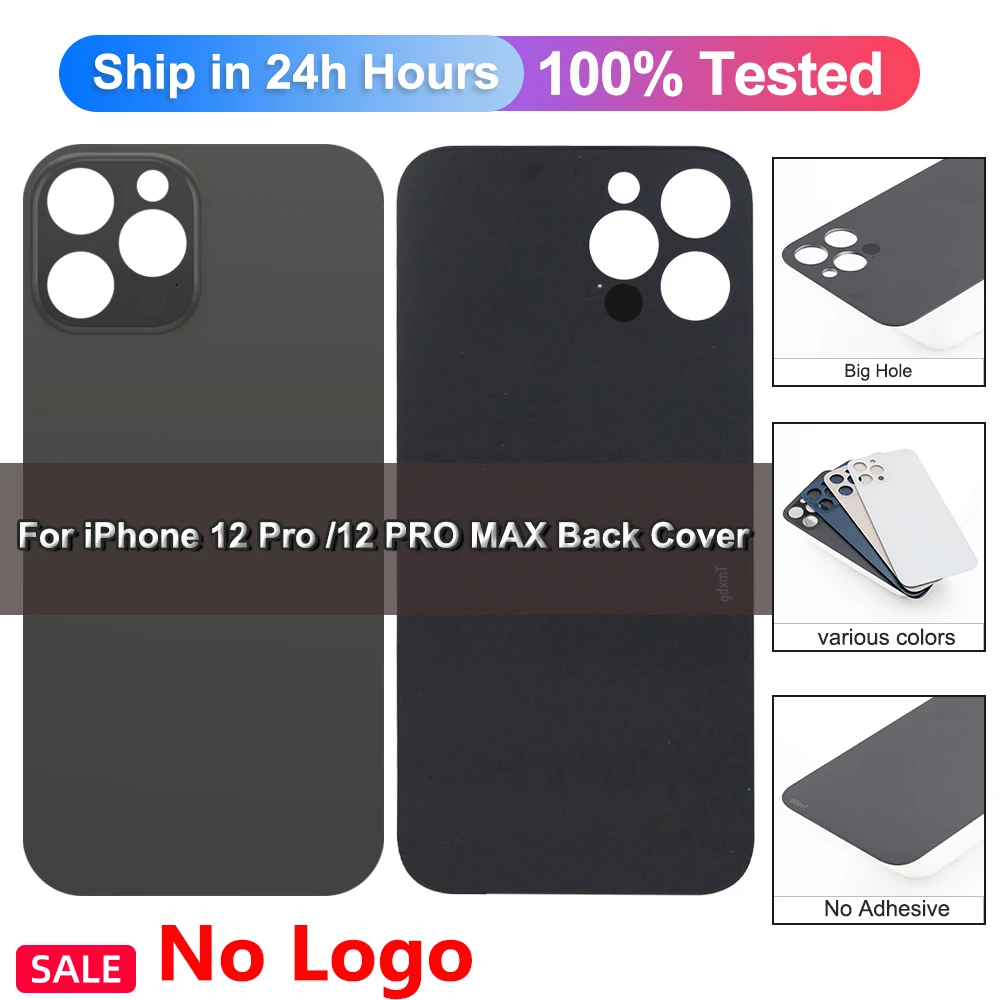 Back Cover for iPhone 12 Pro / 12 Pro Max Battery Cover Door Housing Replacement Part for iPhone12ProMax Battery Back Cover Case
