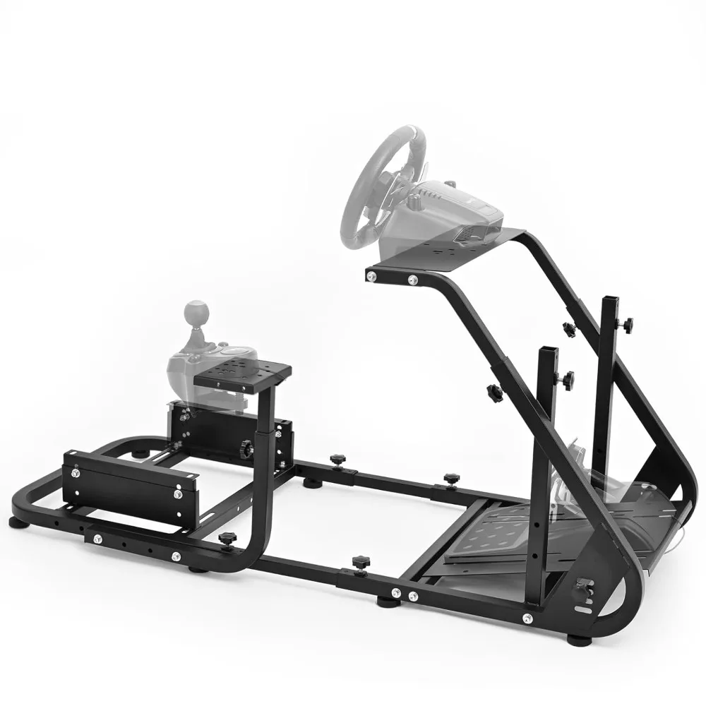 

Adapt TV Stand Racing Simulator Cockpit Fit for G29/G920/G923/T248/T300/TS/TX Racing wheel, Reinforced Gaming Steering Wheel