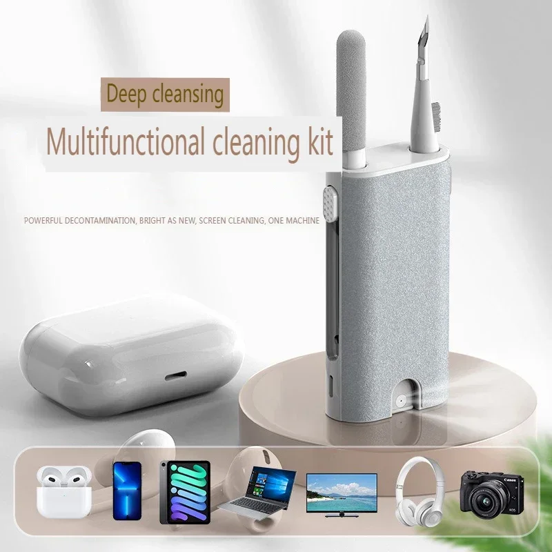 5 in 1 Computer Cleaner Kit Camera Phone Tablet Laptop Screen Cleaning Tools Earphone Cleaning Brush Pen For Airpod Pro 3 2 1