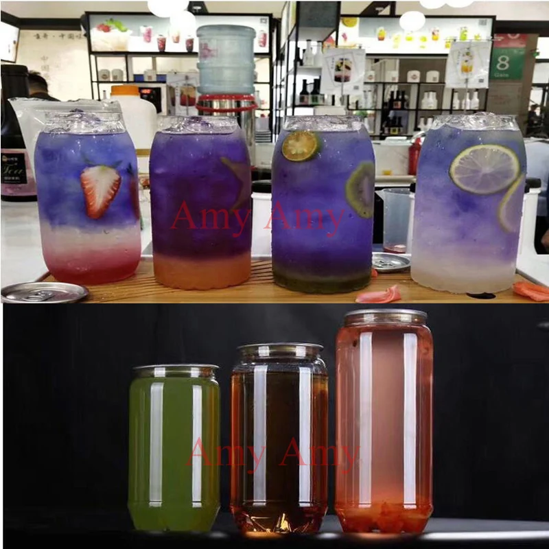 آلة ختم العلب شبه الأوتوماتيكية، كوب ختم المشروبات، زجاجة بلاستيكية تجارية