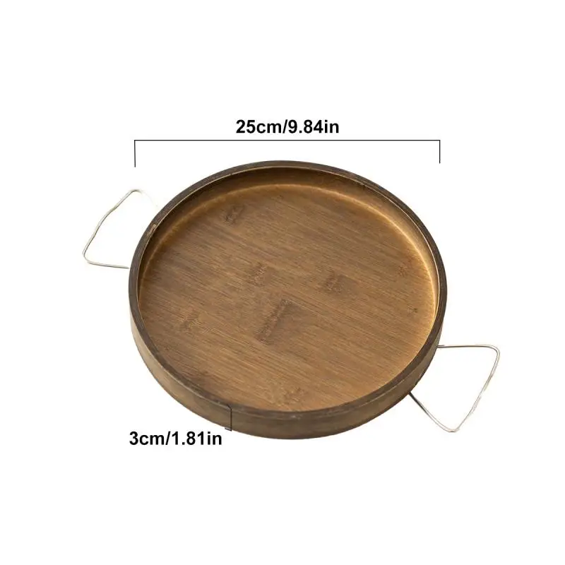 Sofa Armrest Table Living Room Sofa Side Wooden Storage Tray Snack Tea Coffee Tray Multifunction Clip-On Bamboo Storage Tray