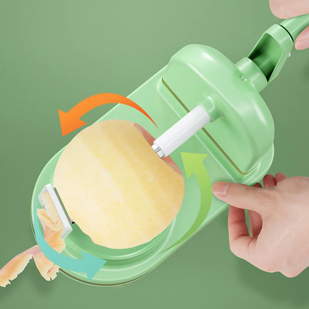 

Manual Apple Peeler Multifunctional with Stainless Steel Blades Food Peeler Slicer Safe Food Peeling Machine for Kitchen Gadgets