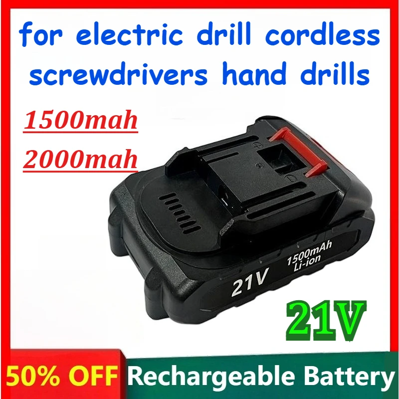 

21V 2000mah electric tool general rechargeable lithium battery for electric drill cordless screwdrivers hand drills power tools