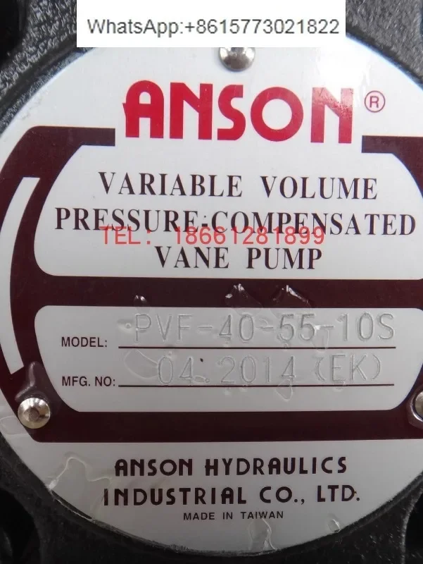 Taiwan Anson PVF-30-35-10S 30-70-10 40-55-10S vane pump variable displacement oil pump