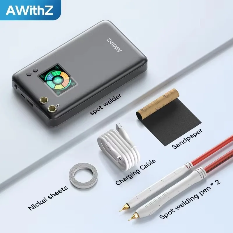 U3 PLUS Battery Spot Welder - Interchangeable Alumina Copper Tips for 0.1-0.35mm Metals