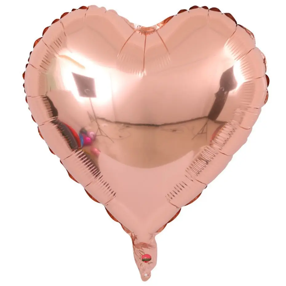 18 inch Heart Love Aluminum Foil Balloon Baby Shower Child Birthday Party Wedding Decor Supplies Air Balloons Globos