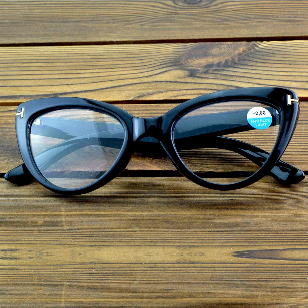 Clara Vida Quality Women Black Cat Queen Style Passionate Overzied Reading Glasses +1 +1.5 +2 +2.5 +3 +3.5 +4 image 4