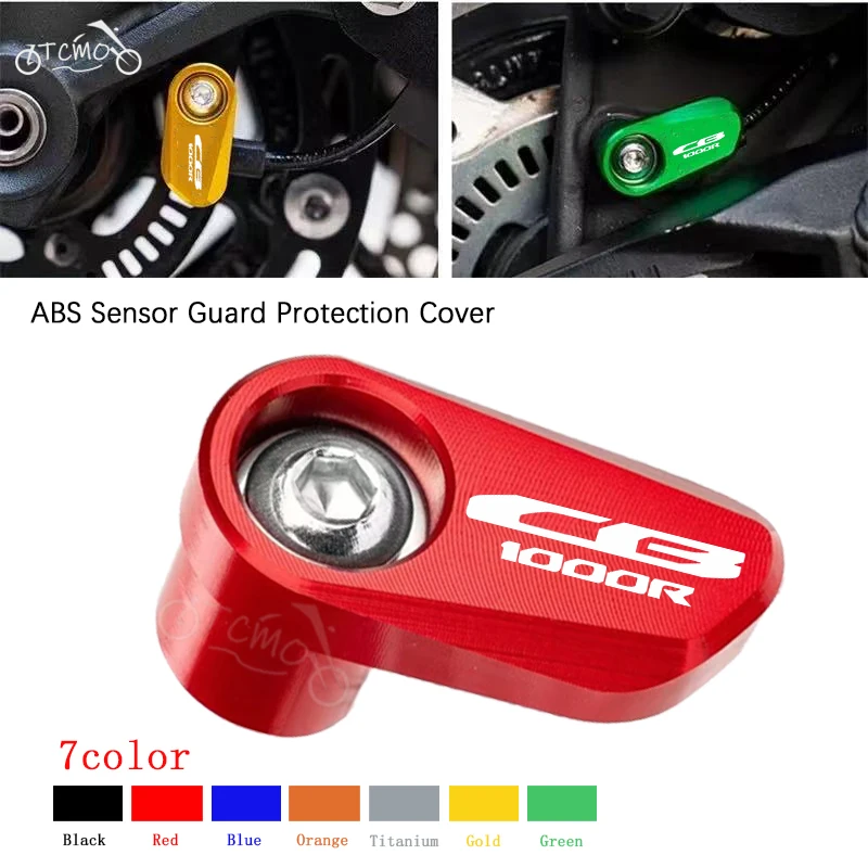 

Motorcycle CNC Aluminum Rear Wheel ABS Sensor Guard Protection Cover Accessories For HONDA CB1000R CB1000 R CB 1000 R 1000R