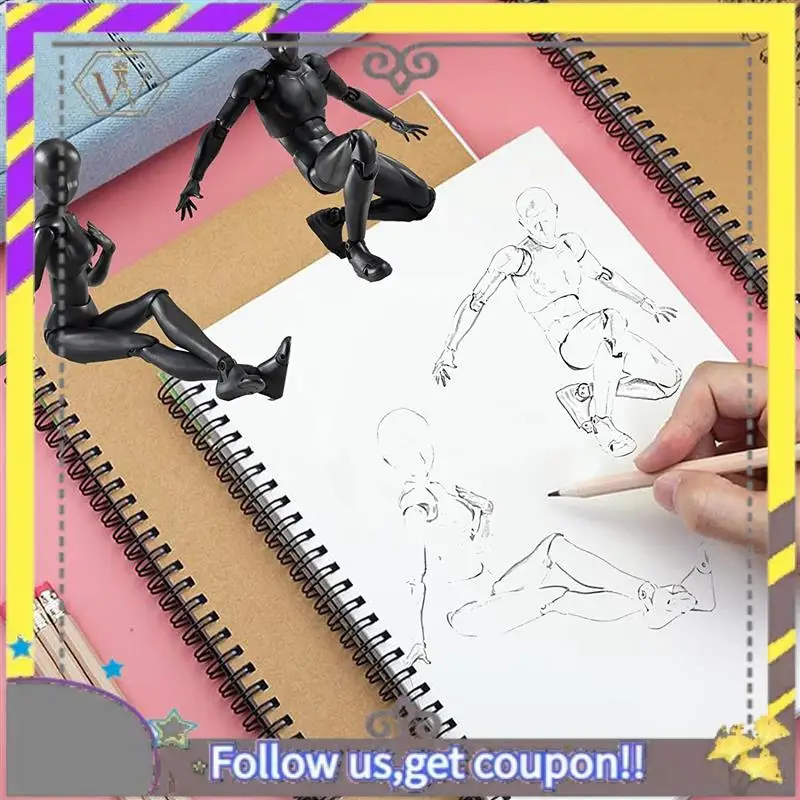 New Action Figures PVC Model With Box Drawing Figure Models For Artists(Female+Male)