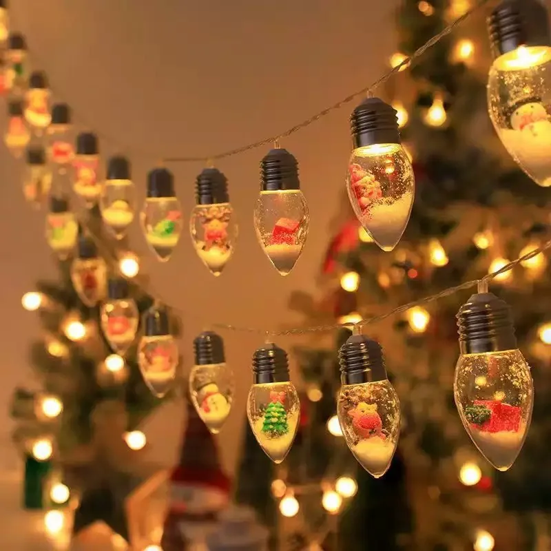 

Новый декоративный светильник на Рождество, ночник с атмосферой окна спальни, наружное водонепроницаемое освещение фонаря во дворе