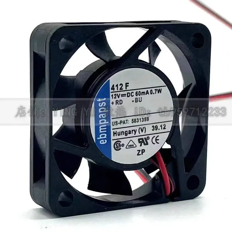 for 412F Brand New Germany Imported 4010 DC12V 0.7W 4CM Ultra Quiet Cooling Fan