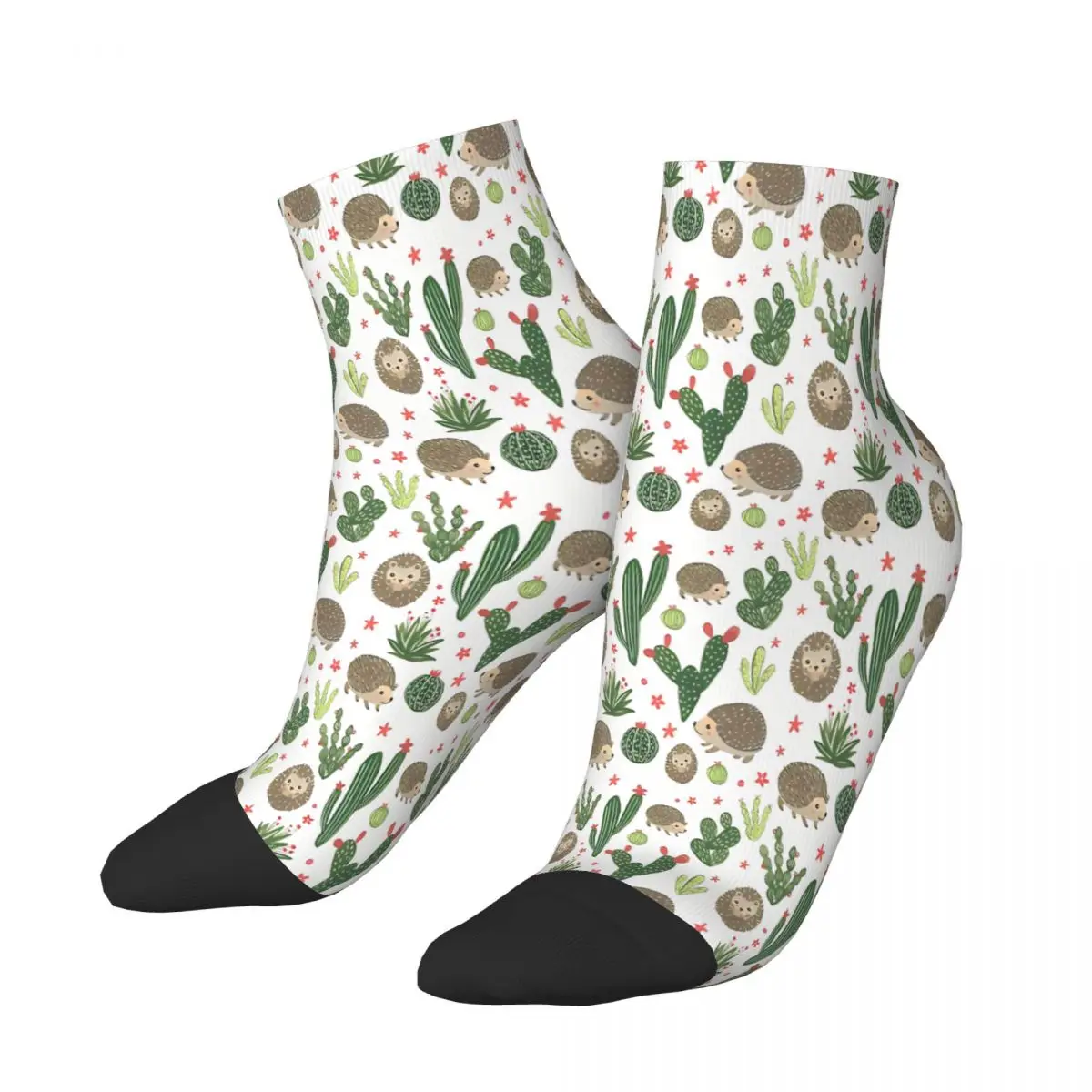 

Prickly Friends Ankle Socks Male Mens Women Summer Stockings Harajuku