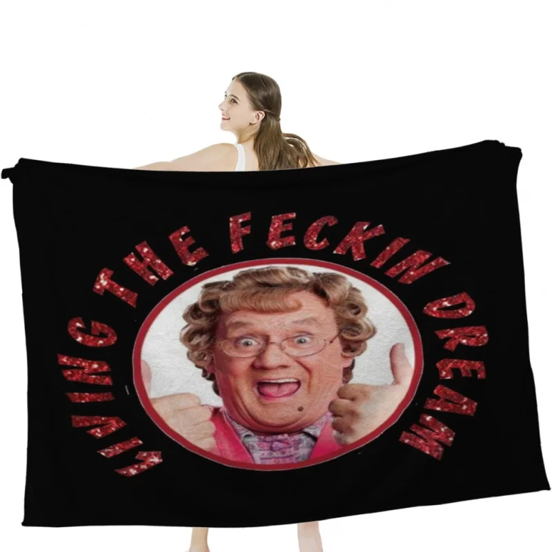 Mrs Browns Boys Soft Velvet Blanket Lightweight Bed Blanket Home Decor Fleece Blanket