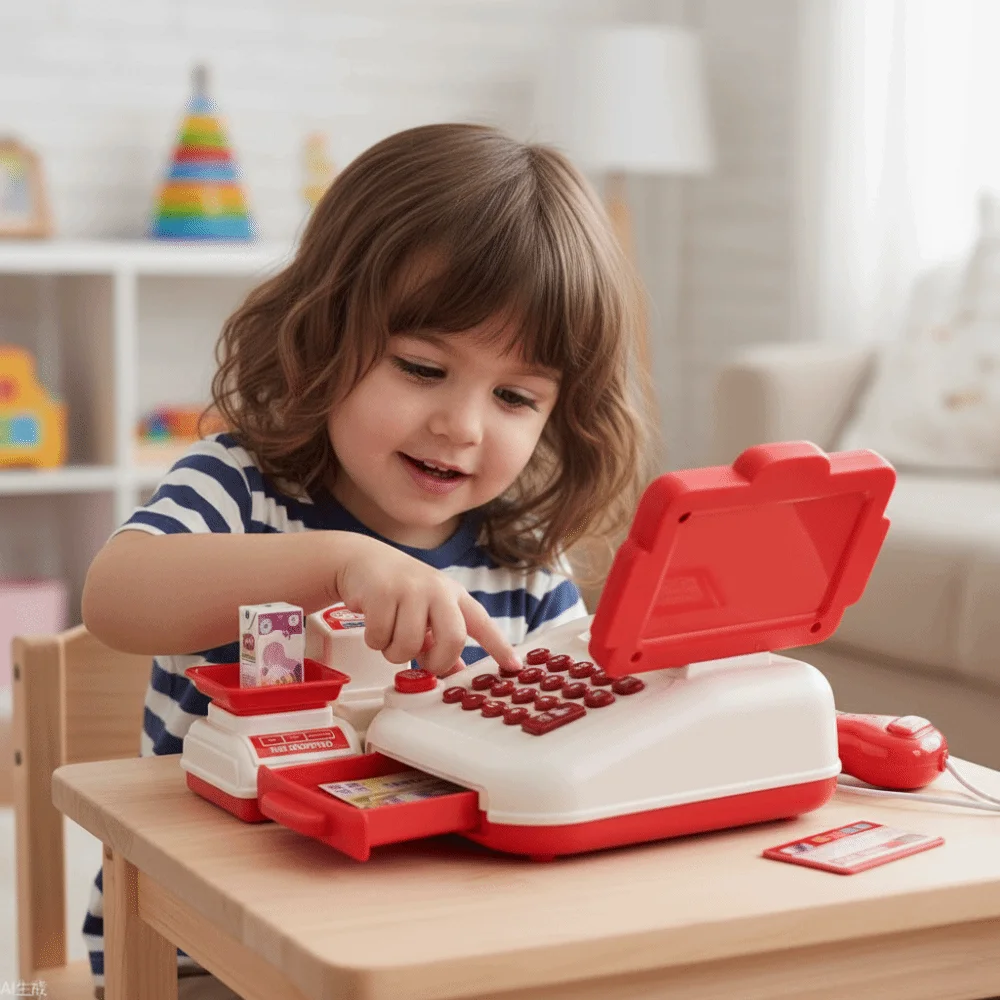 simulador-de-caixa-registradora-de-supermercado-brinquedo-educativo-multifuncional-modelo-de-caixa-para-brincar-de-faz-de-conta-presente-divertido