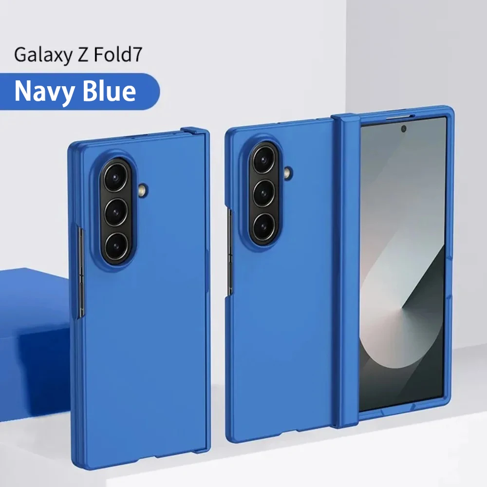 Für Samsung Z Fold 7 Fall Ultra Dünne Matte PC Klapp Zurück Abdeckung Für Galaxy Z falten 6 5 4 3 Fold7 falten 5 4 Scharnier Schutz Abdeckung