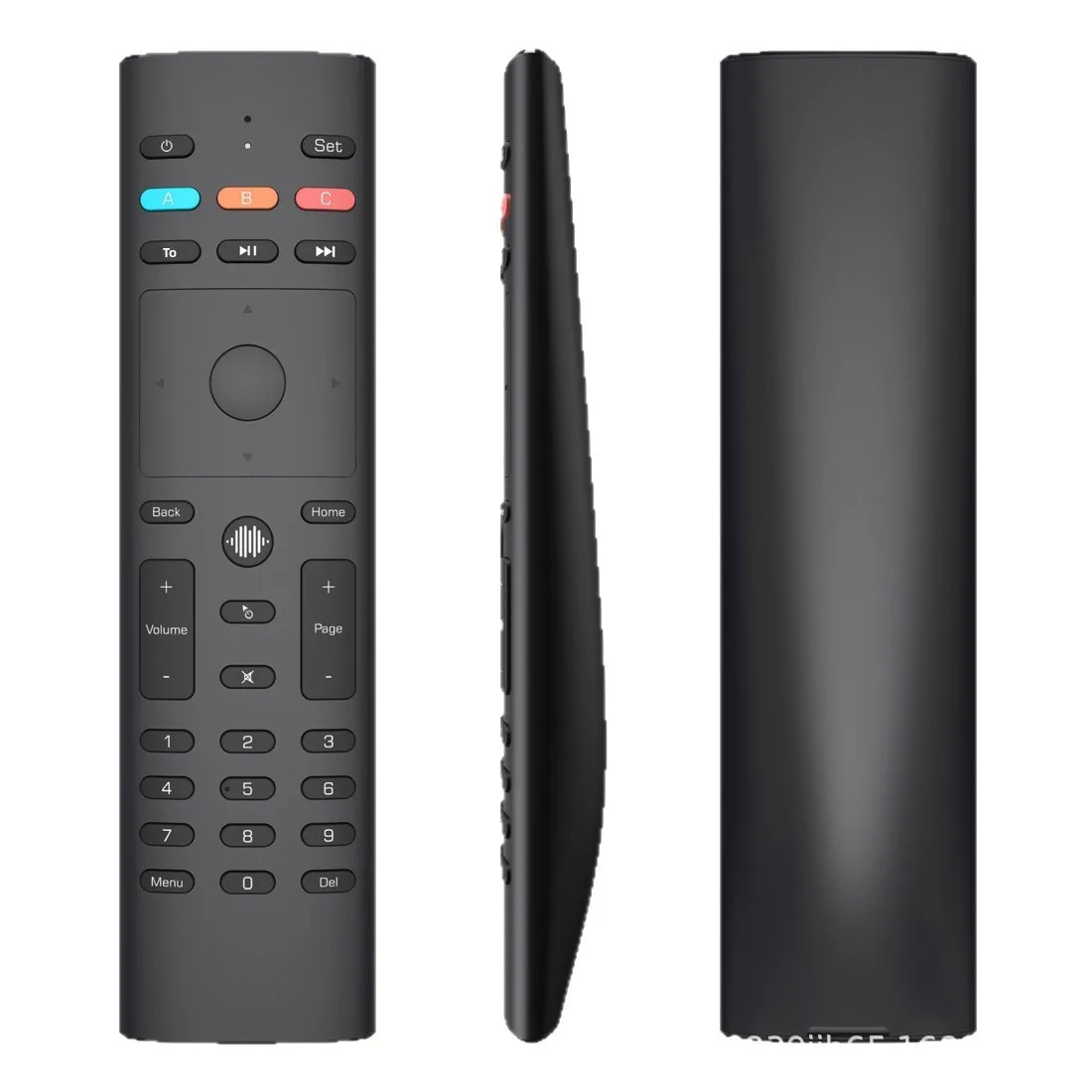 Smart Voice Air Mouse Remote Control 24G Set-Top Box Projector with Numeric Keys 10m Range