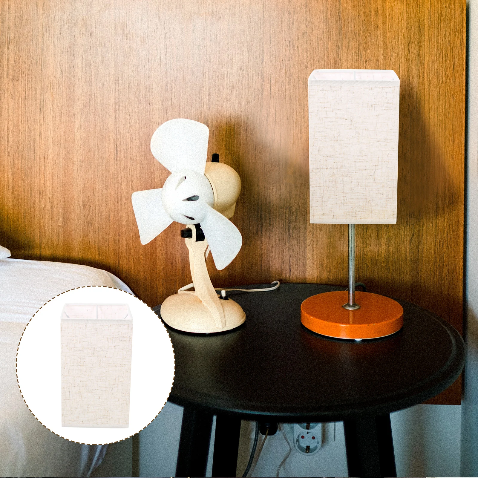 

E27 Cloth Home Decor Warm Atmosphere Bedroom Living Room Vintage Lamp Shades Pendant Table Floor Shades Replacement