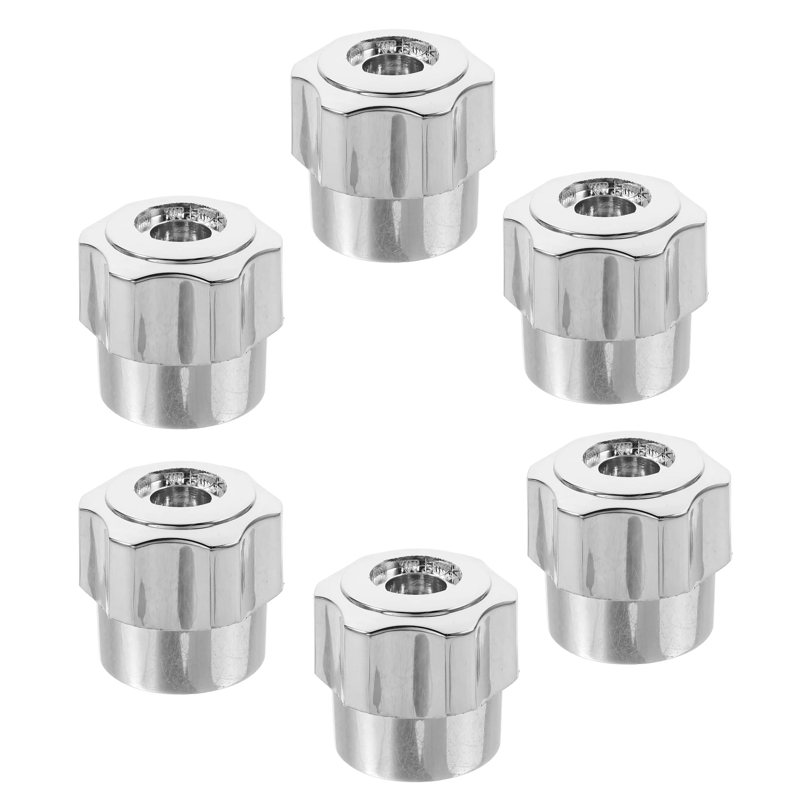 6Pcs Universal Shower Handle Replacement Plastic Faucet Knobs for Bathtub Hot Cold Valve Easy Install Bathroom Kitchen Use