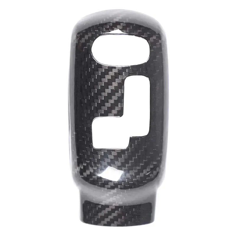 1Pcs Real Carbon Fiber For BMW Mini F54 F55 F56 F57 F60 2020-2023  Car Car Gear Shift Knob Cover Sticker Protection Accessories