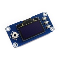 1.3inch OLED Display HAT For Raspberry Pi, 128x64 Pixels, SPI/I2C Interface