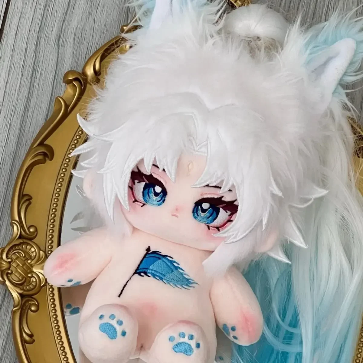 Anime Game Honkai: Star Rail Feixiao 20cm Cosplay Soft Plush Doll Body Dress Up Cotton Stuffed Plushie Toys Figures Gift