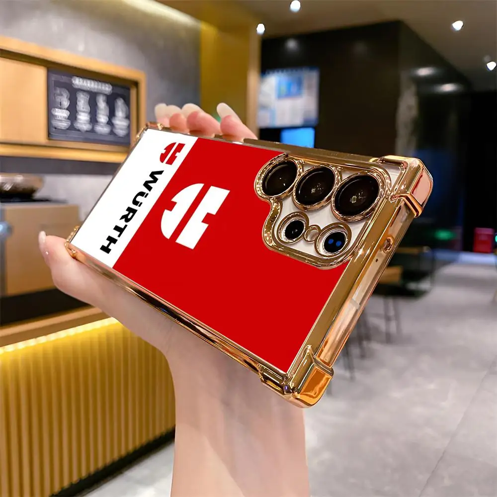 Модный чехол для телефона Ger W-Wurths Group Tools RASTAR с блестками против падения для Samsung S25 S24 Ultra 23 Fe 22 Plus Galaxy A54 A55 A13