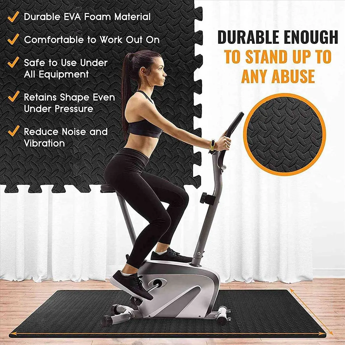 48 Pack Exercise Mat,Eva Foam Gym Mat,Flooring Mats for Gym Equipment,Exercising,Yoga,Camping,Kids,Playroom