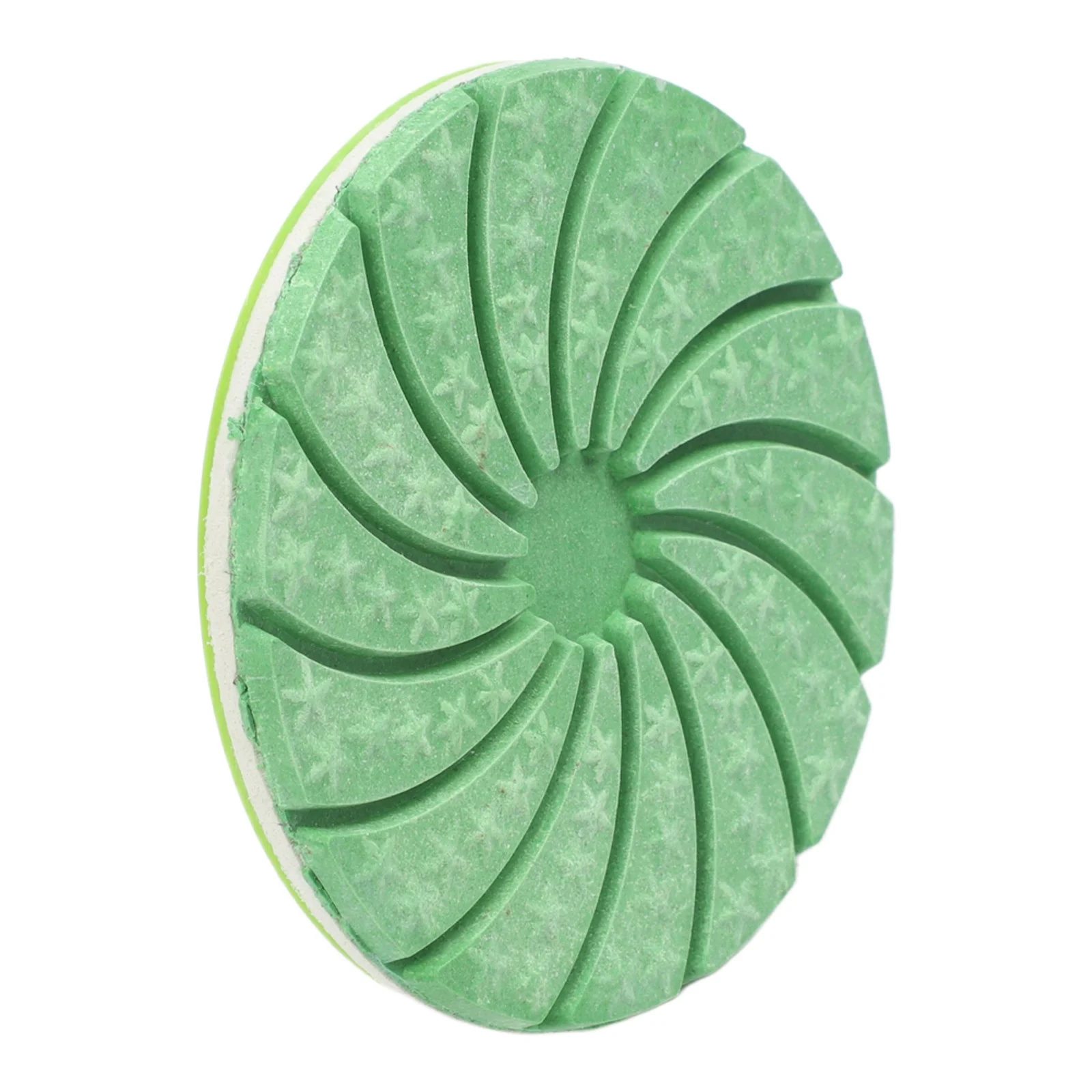 

Stone Polishing Disc Green as Pictured Edge Polishing Disc Secure Attachment Reinforced Design Thickened Cover