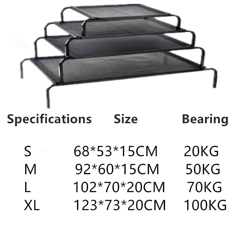 Elevated Folding Dog Beds Easy to Install large Pet bed for Pet Indoor/Outdoor Non-Slip Dog Kennel for Small Medium Large Dogs