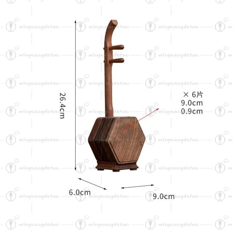 Handmade Musical Instrument Shaped Magnetic Cup Coaster Anti Scalding Thermal Insulation Pad Creative Home Decor Mat
