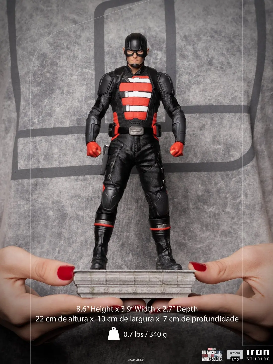 

John Walker U.S. Agent 1/10 Statue IRON STUDIOS MARCAS53421-10 Collectible Figure