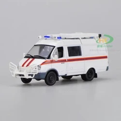 Diecast 1:43 Scale Transit Medical Ambulance Van Alloy Car Model Finished Product Simulation Toy Collection Gift Static Model