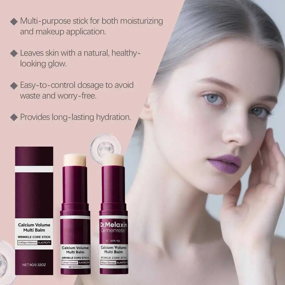 كريم عين عصا الكولاجين العناية بالبشرة عصا الترطيب مكافحة الشيخوخة المضادة للتجاعيد مرطب للوجه عيون الشفاه 9 جرام