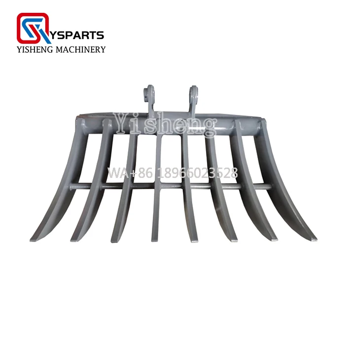 Parti di macchine per escavatore Rastrello per escavatore DH300-5 DH320 DH330-3 DH360-5 DH450 DH500 Rastrello per radice per cancellare per escavatore