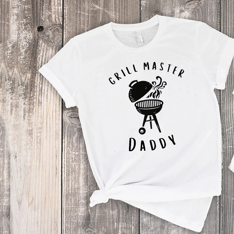 Father's Day BBQ Daddy Shirt Daddy and Baby BBQ Family Look Father's Day Dad Birthday Tee Gift for Dad L