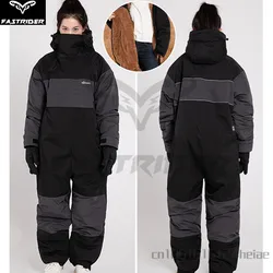 Winter motorcycle Coldproof clothing antifreeze clothing thick plush coat outdoor fishing suit Skiing set motorcycle jumpsuit