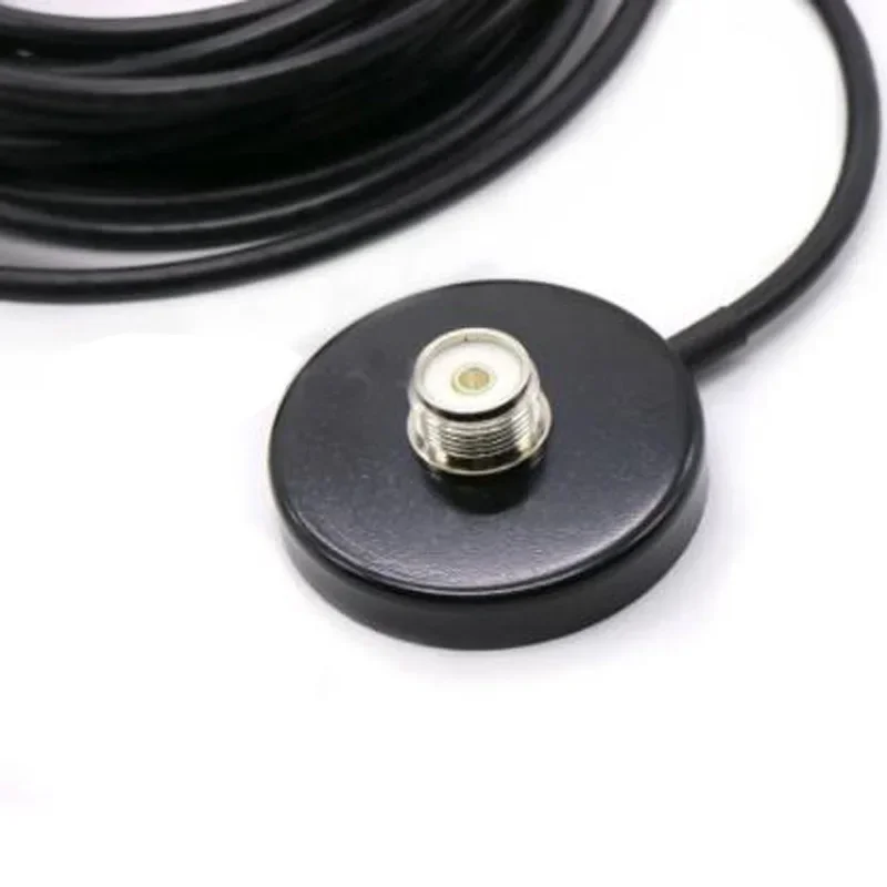 SO239 Mount Magnetic Base Adapter PL259 Connector for Yaesu Vertex Kenwood TYT HYT Walkie Talkie Mobile Car Radio PL-259 Antenna