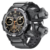 GT100 Pro Earphone Smart Watch New Upgrage 2-in-1 Wireless TWS Combo Bluetooth Talk Earbuds Music Play Headset Smartwatch