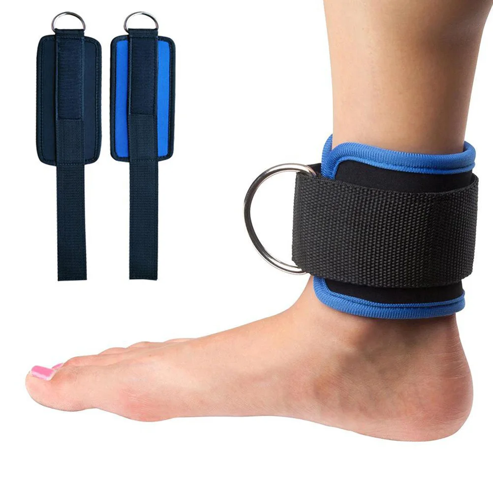 

Adjustable Ankle Straps Tension Bands for Leg Exercise Gym Fitness Resistance Training D Ring Straps with Buckle Waterproof