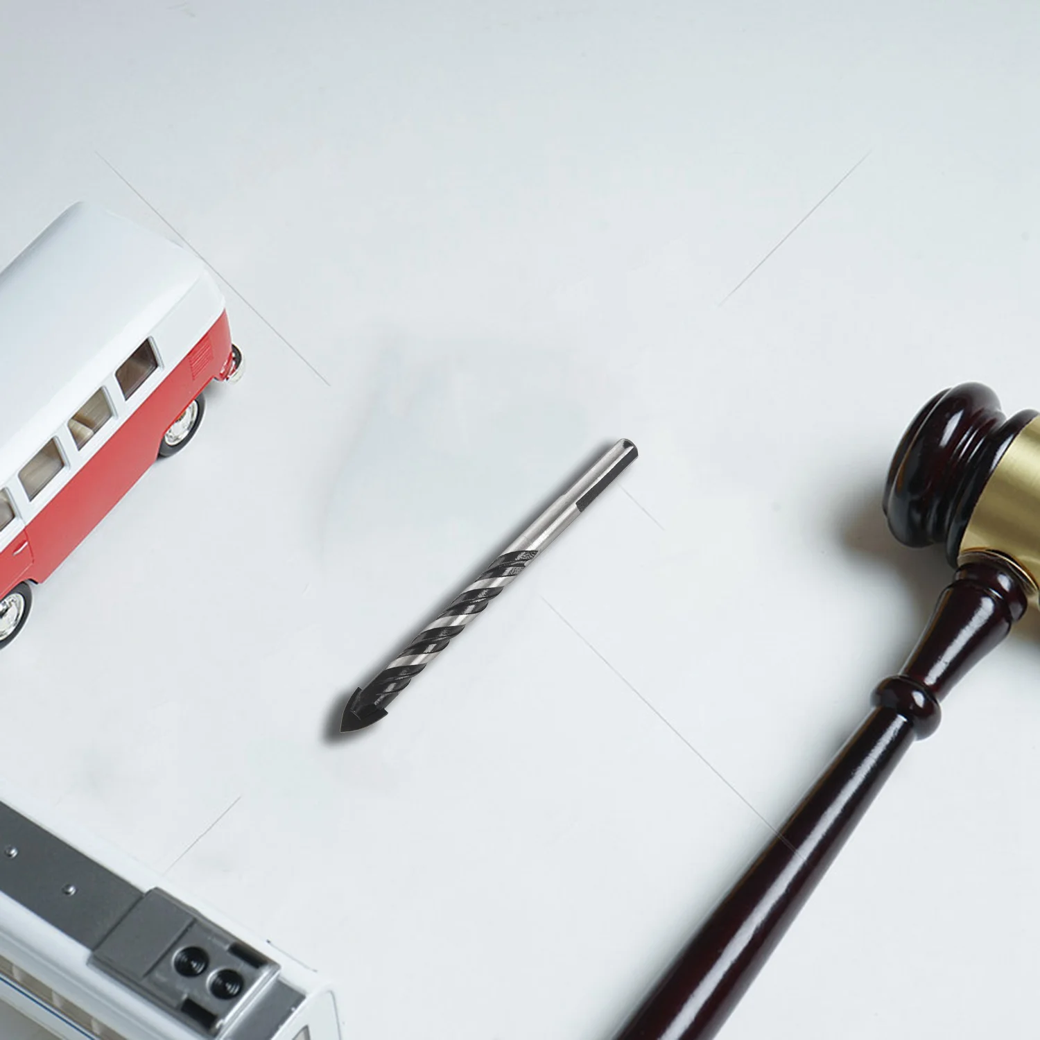 Punte da trapano per piastrelle in ceramica da 6 pezzi Set di punte per muratura per mattoni di vetro punta in carburo di tungsteno per legno di cemento per specchio da parete e Ce