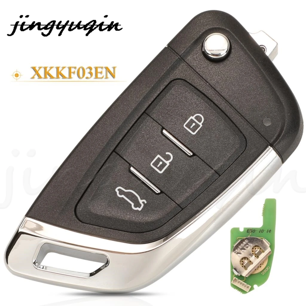 

jingyuqin 3 Buttons XKKF03EN Xhorse Wire Universal Remote Key For Vvdi Key Tool Vvdi2