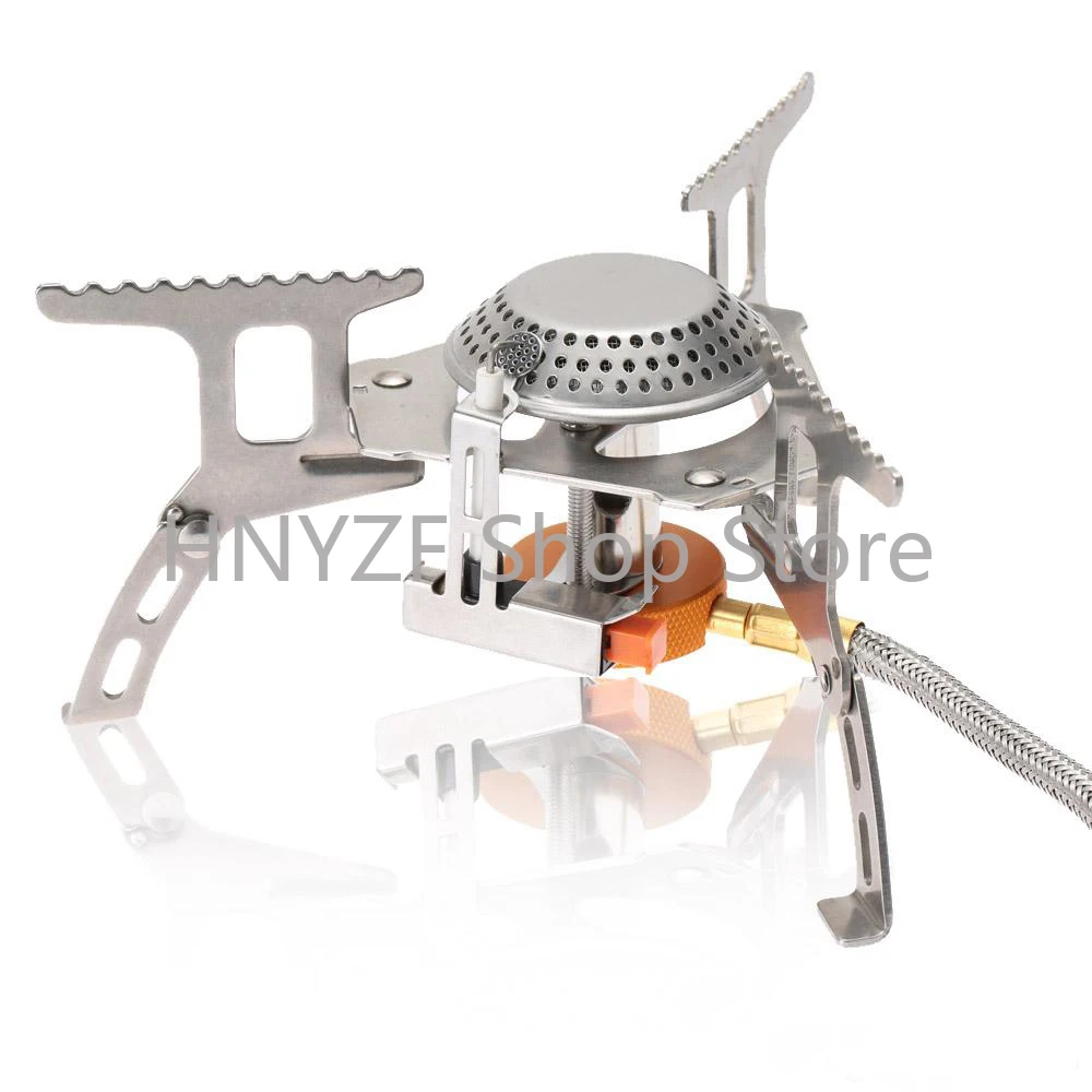 

Outdoor Gas Stove Camping Gas burner Folding Electronic Stove hiking Portable Foldable Split Stoves 3500W