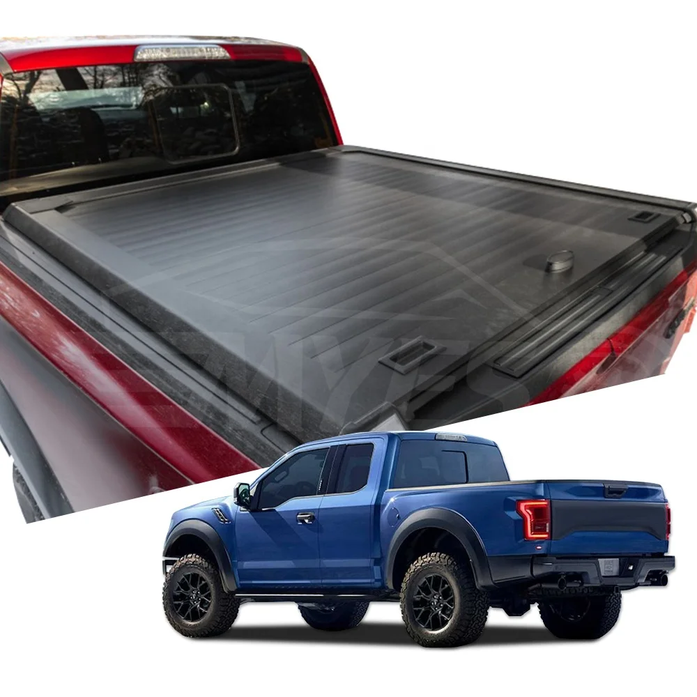 

Uncover Retractable Hard Type 4x4 Aluminum Alloy Roller Shutter Tonneau Bed Cover for 2005-2007 F-250 F150