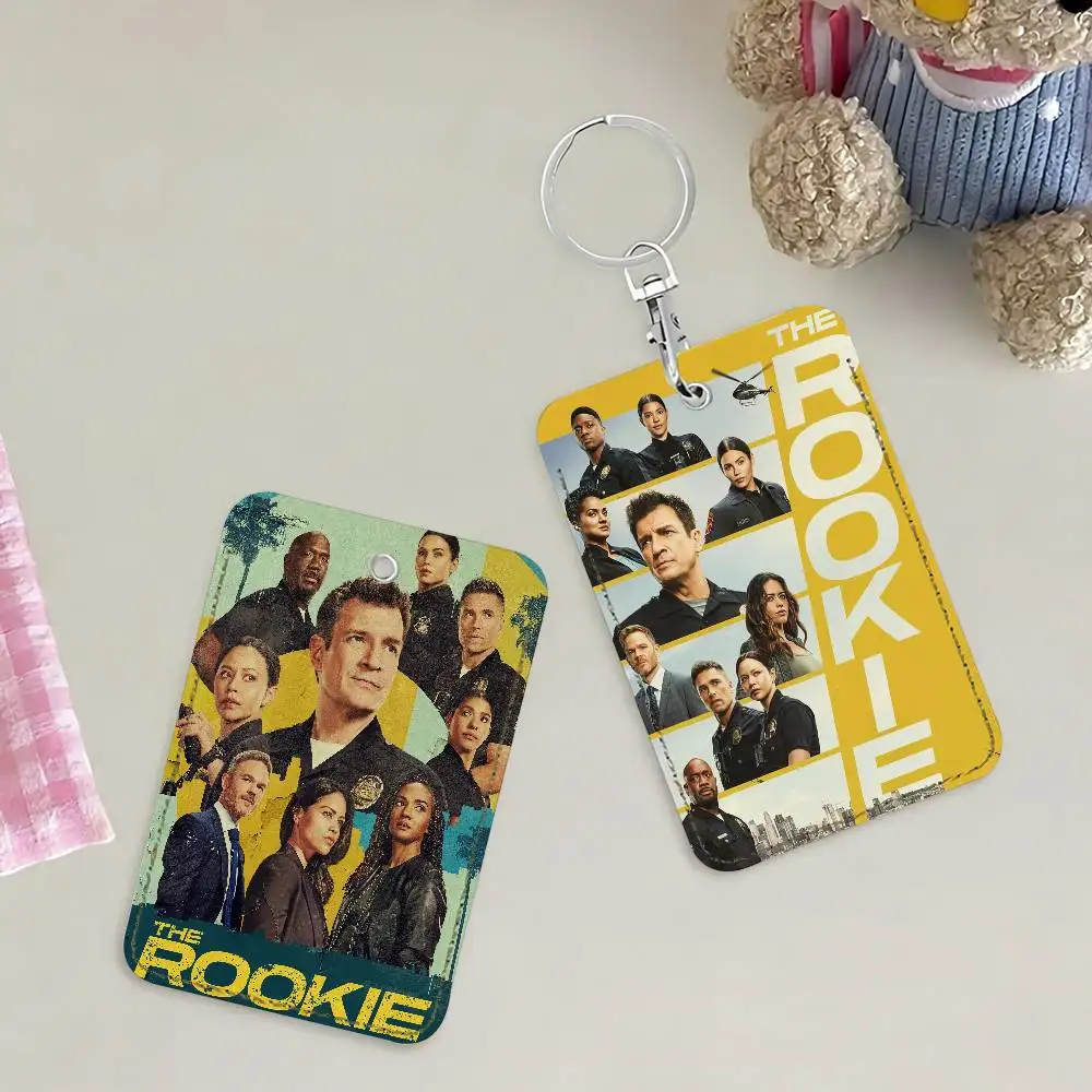 TV Show The Rookie Card Holder Keychain Key Ring Door Lock Access Protective Case For Security Gift